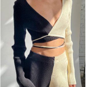 Lisa Says Gah (Another Girl) Color Block Top Size 8